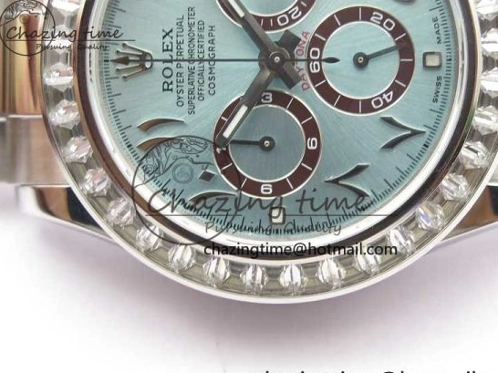 1219 Daytona 116506 Middle East Edition Bp Maker Best Edition Ice Blue Brown Arabic Dial Diam Bezel On SS Bracelet A Neat 2897